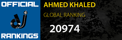 AHMED KHALED GLOBAL RANKING