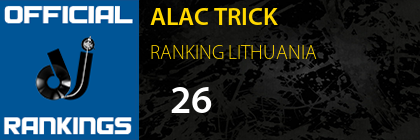 ALAC TRICK RANKING LITHUANIA