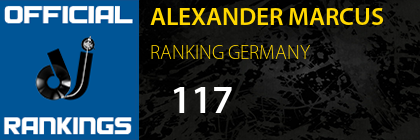 ALEXANDER MARCUS RANKING GERMANY