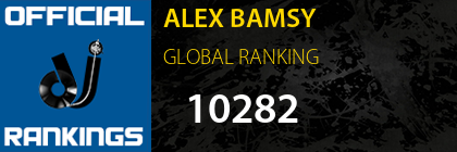 ALEX BAMSY GLOBAL RANKING