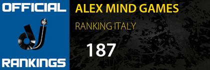 ALEX MIND GAMES RANKING ITALY
