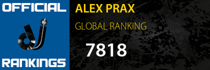 ALEX PRAX GLOBAL RANKING