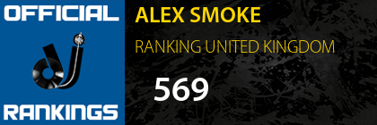 ALEX SMOKE RANKING UNITED KINGDOM