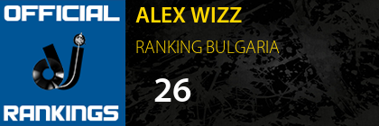 ALEX WIZZ RANKING BULGARIA
