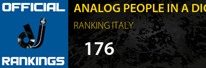 ANALOG PEOPLE IN A DIGITAL WORLD RANKING ITALY
