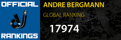 ANDRE BERGMANN GLOBAL RANKING