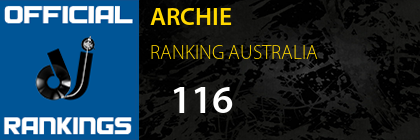 ARCHIE RANKING AUSTRALIA