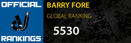 BARRY FORE GLOBAL RANKING