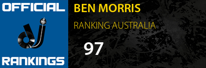 BEN MORRIS RANKING AUSTRALIA