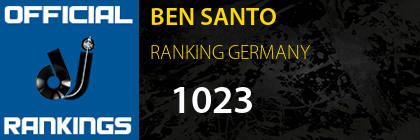 BEN SANTO RANKING GERMANY