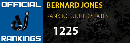 BERNARD JONES RANKING UNITED STATES