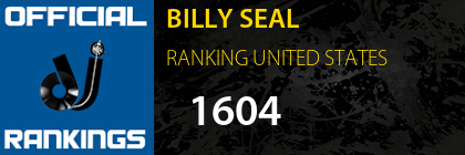 BILLY SEAL RANKING UNITED STATES
