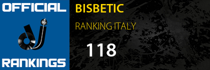 BISBETIC RANKING ITALY