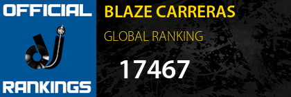 BLAZE CARRERAS GLOBAL RANKING