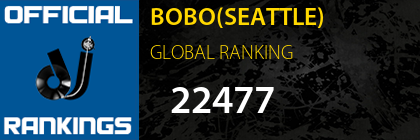 BOBO(SEATTLE) GLOBAL RANKING