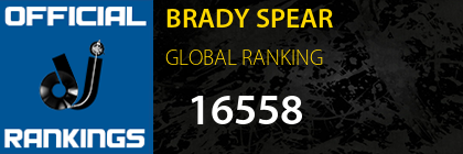 BRADY SPEAR GLOBAL RANKING