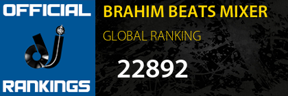 BRAHIM BEATS MIXER GLOBAL RANKING