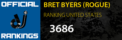 BRET BYERS (ROGUE) RANKING UNITED STATES
