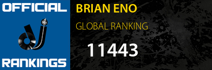 BRIAN ENO GLOBAL RANKING