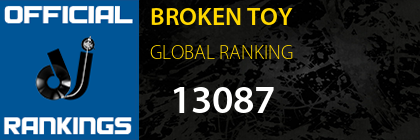 BROKEN TOY GLOBAL RANKING