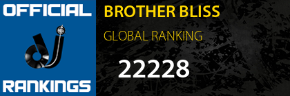 BROTHER BLISS GLOBAL RANKING