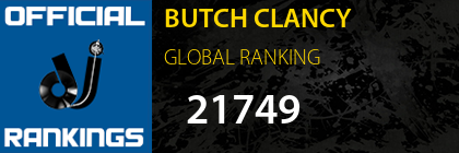 BUTCH CLANCY GLOBAL RANKING