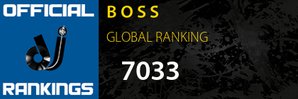 B O S S  GLOBAL RANKING