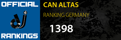 CAN ALTAS RANKING GERMANY