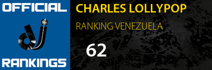 CHARLES LOLLYPOP RANKING VENEZUELA