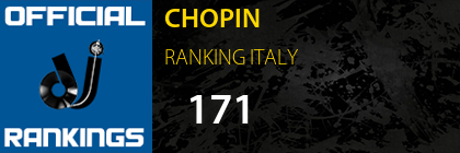 CHOPIN RANKING ITALY