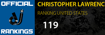CHRISTOPHER LAWRENCE RANKING UNITED STATES