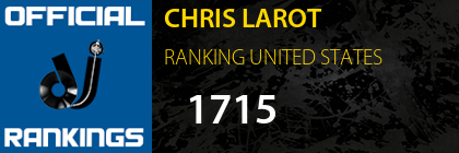 CHRIS LAROT RANKING UNITED STATES