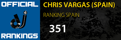 CHRIS VARGAS (SPAIN) RANKING SPAIN