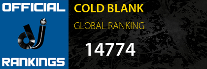 COLD BLANK GLOBAL RANKING