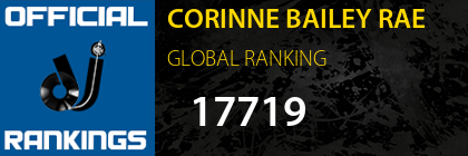 CORINNE BAILEY RAE GLOBAL RANKING