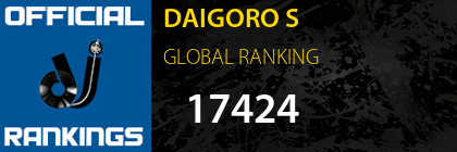 DAIGORO S GLOBAL RANKING