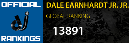 DALE EARNHARDT JR. JR. GLOBAL RANKING