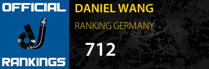 DANIEL WANG RANKING GERMANY