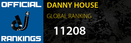 DANNY HOUSE GLOBAL RANKING