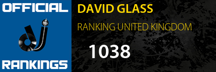 DAVID GLASS RANKING UNITED KINGDOM