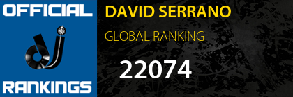 DAVID SERRANO GLOBAL RANKING