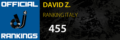 DAVID Z. RANKING ITALY