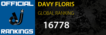 DAVY FLORIS GLOBAL RANKING