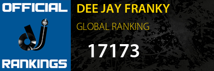 DEE JAY FRANKY GLOBAL RANKING