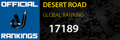 DESERT ROAD GLOBAL RANKING