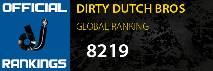 DIRTY DUTCH BROS GLOBAL RANKING