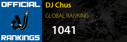 DJ Chus GLOBAL RANKING