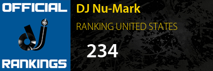 DJ Nu-Mark RANKING UNITED STATES