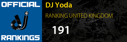 DJ Yoda RANKING UNITED KINGDOM