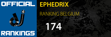 EPHEDRIX RANKING BELGIUM